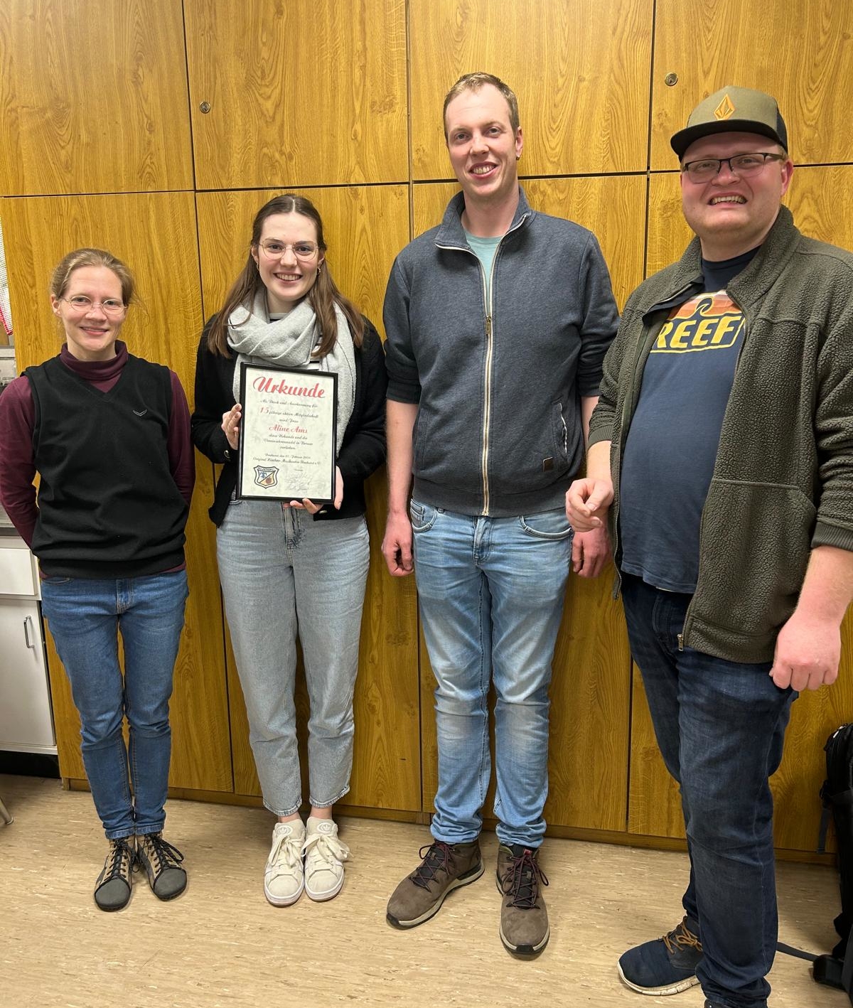 2026-02-27 Probewochenende-Ehrung 15 J Aline-Ams